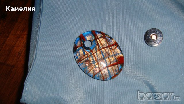 Колие от Мурано Стъкло, снимка 2 - Колиета, медальони, синджири - 16707565