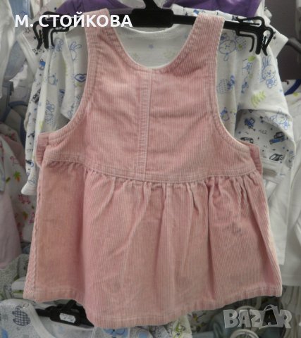 ПОСЛЕДЕН БРОЙ! ново джинсово сукманче, снимка 3 - Бебешки рокли - 23973546