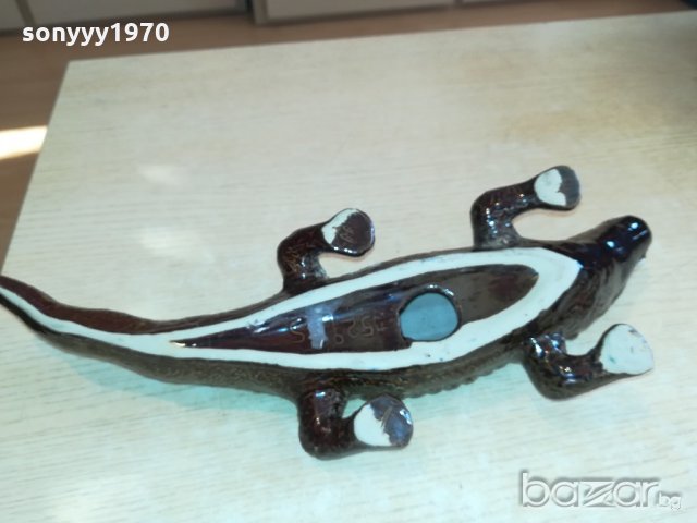 крокодил-керамика-порцелан-36х12х9см, снимка 13 - Колекции - 20634702