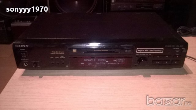 Sony mds-je520-minidisc deck-made in japan-внос швеицария, снимка 3 - Ресийвъри, усилватели, смесителни пултове - 15322286