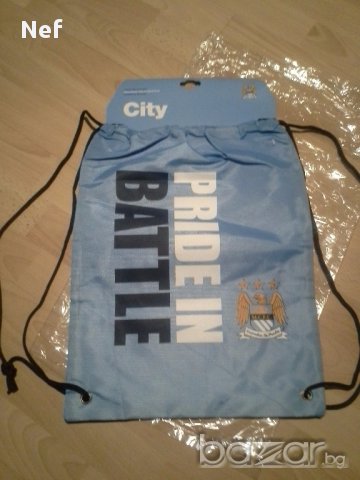 Мешка раница MANCHESTER CITY FC OFFICIAL MERCHANDISE DRAWSTRING 