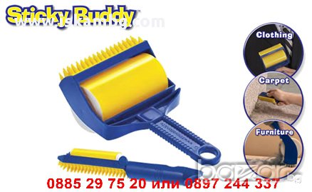 Миеща ролка за обиране на косми Sticky Buddy - код 0512, снимка 1 - Аксесоари за коса - 12291911