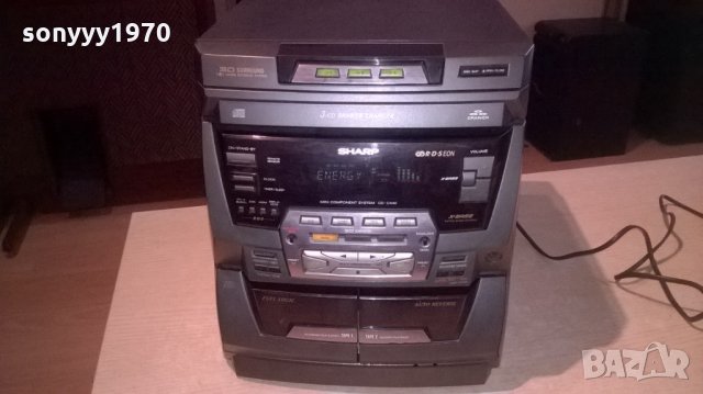 sharp cd/tuner rds/amplifier/deck reverse/aux-от швеицария, снимка 8 - Ресийвъри, усилватели, смесителни пултове - 23530375