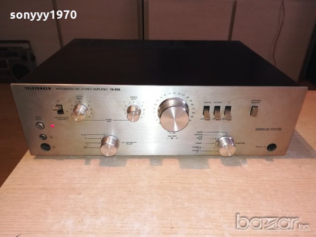 telefunken ta350 hifi amplifier-за ремонт-внос швеицария, снимка 8 - Ресийвъри, усилватели, смесителни пултове - 21305324