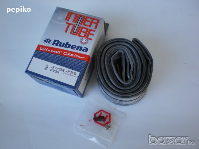 Продавам колела внос от Германия   вътрешни гуми RUBENA с френски вентил, снимка 7 - Части за велосипеди - 11524206