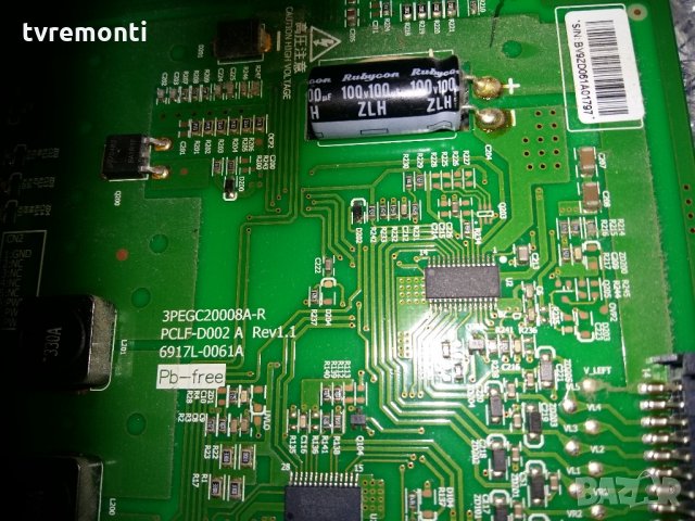 LED DRIVER PCLF-D002A REV1.1 6917L-0061A, снимка 2 - Части и Платки - 22029744