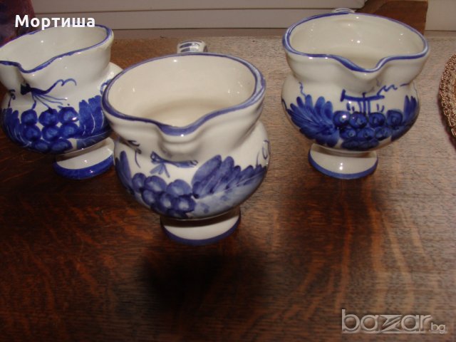 НАМАЛЕНИ Великолепен сет от 3 баварски чаши , снимка 1 - Сервизи - 20819972