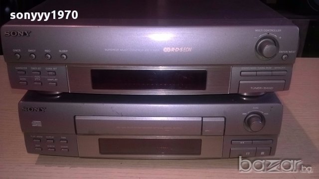 Sony st-ex100-tuner+sony cdp-ex100-cd-2бр-внос швеицария, снимка 6 - Ресийвъри, усилватели, смесителни пултове - 13244534