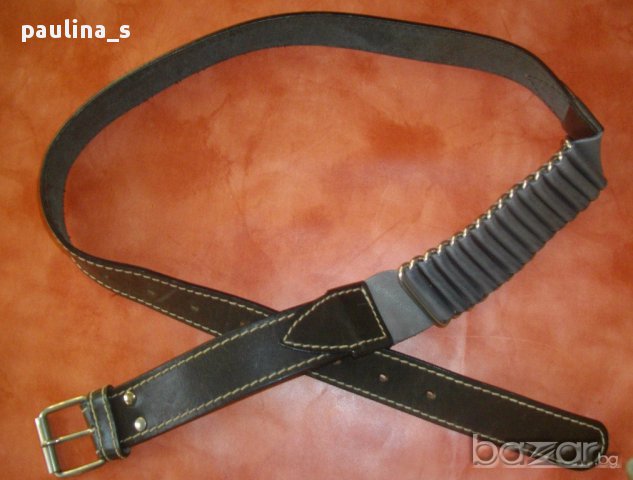 Асиметричен колан за дънки / унисекс / genuine leather , снимка 3 - Колани - 15381222