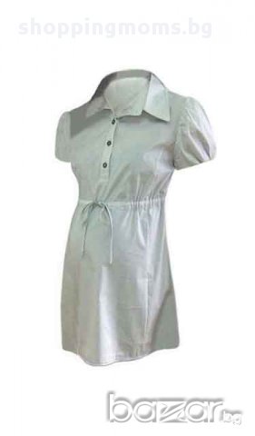 Риза за бременни и макси дами 08301 сиво райе 