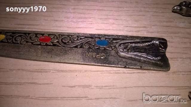 spain-ретро кама за ремонт с кания-24х5см-внос швеицария, снимка 6 - Антикварни и старинни предмети - 18456957