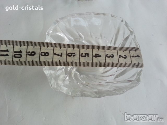 Ретро кристални купички и купа , снимка 12 - Антикварни и старинни предмети - 20598925