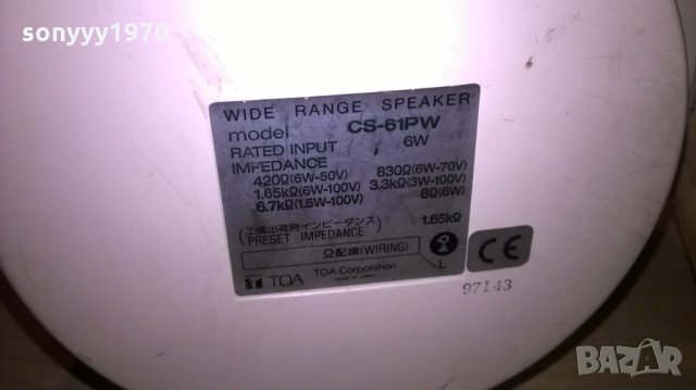 toa profi speakers-made in japan-20х20см-внос швеицария, снимка 17 - Тонколони - 23751490