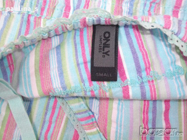 Два различни броя / XS / M / Памучен потник с бюстие "Оnly" и Цветен  , снимка 11 - Потници - 14388479