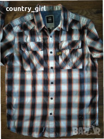 g-star deck windsor shirt - страхотна мъжка риза КАТО НОВА , снимка 4 - Ризи - 25424374