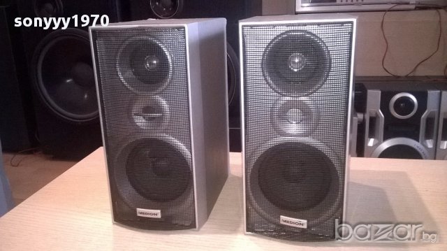 Medion 2бр тонколони 24/19/12см-внос швеицария, снимка 7 - Тонколони - 14443914