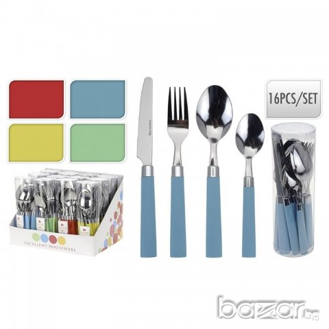 Промоция ! Прибори за хранене EXCELLENT HOUSEWARE / 16pcs, снимка 2 - Прибори за хранене, готвене и сервиране - 19854009