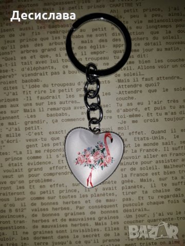 2 модела комплект ключодържатели с обеци "Фламинго", снимка 10 - Други - 24967835