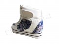 ЛИКВИДАЦИЯ!!!  Дамски Кецове Със Скрита Платформа Floral Sneakers, снимка 3