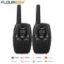 Комплект FLOUREON 8 Канално Walkie Talkie UHF400-470MHz Двупосочна Радиостанция 5 KM Interphone PMR