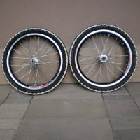 Продавам колела внос от Германия Комплект НОВИ капли и гуми 20 цола за вибрейк спирачки, снимка 1 - Части за велосипеди - 19057453