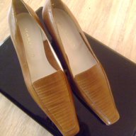 Елегантни обувки от естествена кожа, снимка 1 - Дамски обувки на ток - 14281349