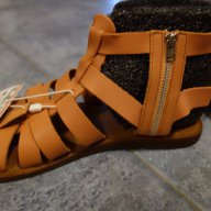 нови кожени сандали Zara, 36ти номер, снимка 6 - Сандали - 16191439