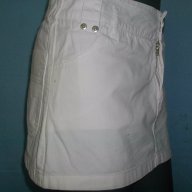 Бял дънкова мини пола "Terra nova"original brand, снимка 2 - Поли - 14477993
