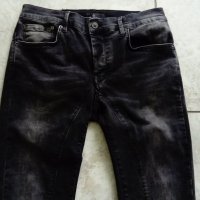 zara man оригинал jeans размер 32 skinny fit цвят тъмно сив мъжки дънки, снимка 3 - Дънки - 22485448