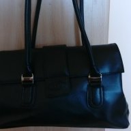 черна дамска чанта с 2 вътрешни отделения, снимка 3 - Чанти - 10408980