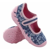 Детски обувки Befado 109P160 с дишащи, анатомични подметки, велкро залепване, сив цвят, за момиче , снимка 4 - Детски обувки - 25222290