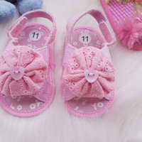 Буйки  сандалки за малки дами от 0 до 18 месеца, снимка 3 - Бебешки обувки - 17824157