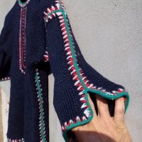Стар етно пуловер, снимка 3 - Антикварни и старинни предмети - 22949700