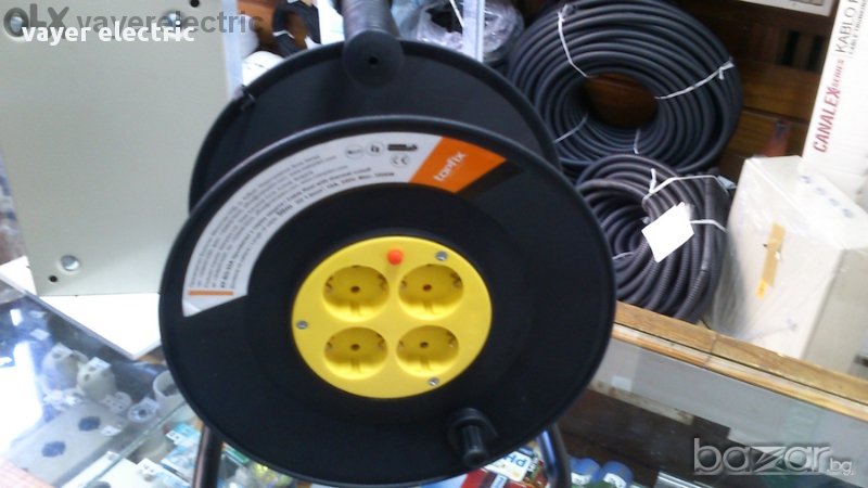 Макара - удължител за кабел 25 или 50 м, снимка 1