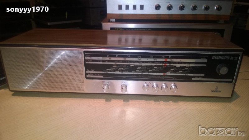 siemens-klangmeister rg-20-receiver-made in germany-внос швеицария, снимка 1