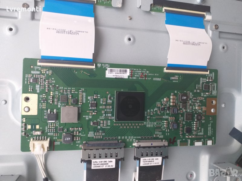 TCon BOARD LG display CoLTD MODEL: LC550DQF-FHA1-BB1, DESC:V15 55UHD 120HZ Control_Ver 0.9, P/N 6870, снимка 1