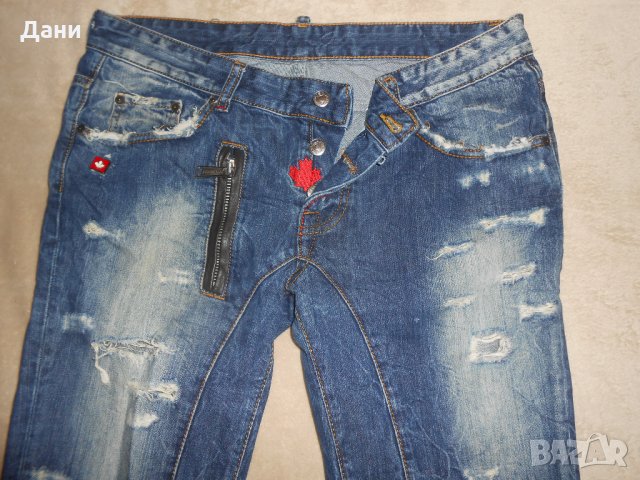  Dsquared2 къси  дънкови пантлони , снимка 3 - Къси панталони - 25477800