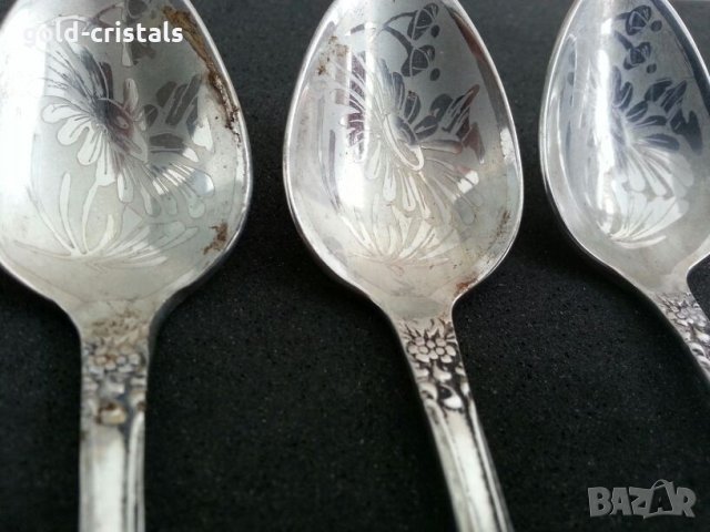 изключително редки руски прибори за хранене лъжички лъжици вилици ножове , снимка 3 - Антикварни и старинни предмети - 25247236