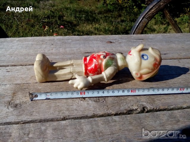 Играчка,Кукла Буратино, снимка 4 - Антикварни и старинни предмети - 19622468