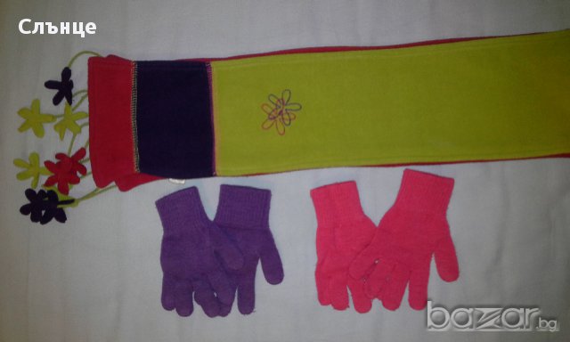 Шалче и ръкавички НМ, снимка 5 - Шапки, шалове и ръкавици - 12377750