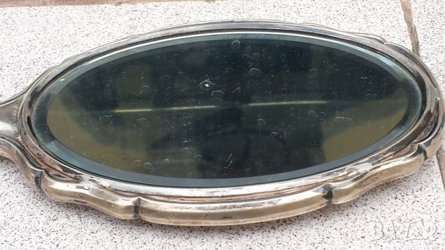 Старинно сребърно кристално огледало, снимка 8 - Антикварни и старинни предмети - 22036143