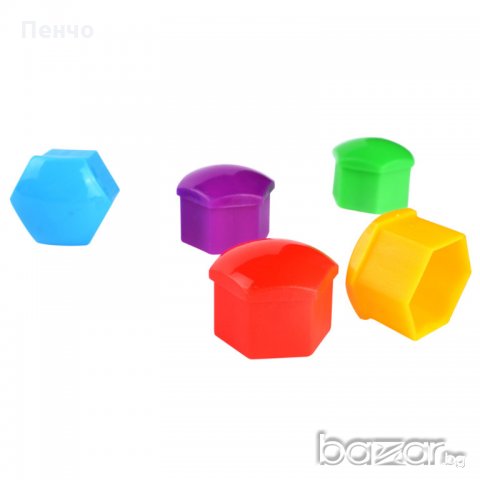 Капачки, тапи за болтовете на джантите на кола, автомобил, камион 17мм прахова защита, цветни украса, снимка 2 - Аксесоари и консумативи - 20799324