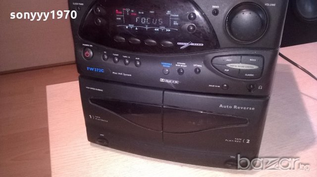 philips fw372c cd/tuner/deck revers-внос швеицария, снимка 6 - Ресийвъри, усилватели, смесителни пултове - 18567234