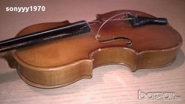 Цигулка за ремонт-реставрация-52х18х7см, снимка 12 - Струнни инструменти - 18059991