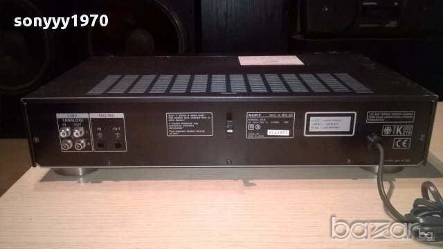 Sony mds-303 minidisc deck-made in japan-внос швеицария, снимка 13 - Ресийвъри, усилватели, смесителни пултове - 14757281