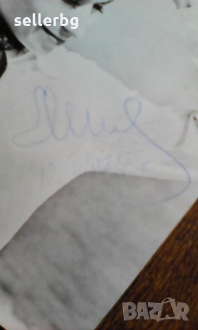 Автограф от Лили Иванова от 10.06.1977 г, снимка 2 - Антикварни и старинни предмети - 25978909