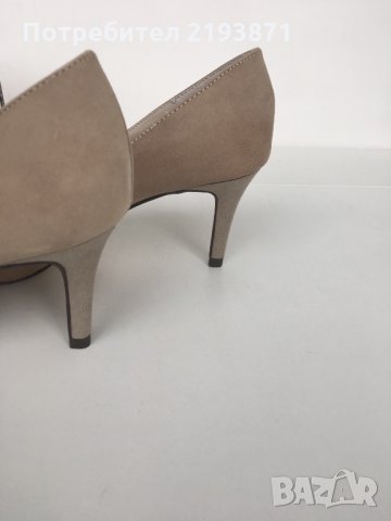 Нови естествена кожа набук обувки Pier One номер 37, снимка 6 - Дамски елегантни обувки - 24652919