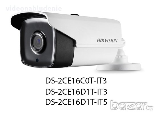 HD-TVI камера 1 мегапиксел HIKVISION DS-2CE16C0T-IТ3F, снимка 1 - HD камери - 16025633