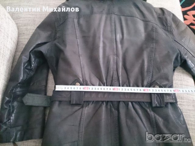 Дамска кожена шуба от набук, снимка 9 - Сака - 12143525