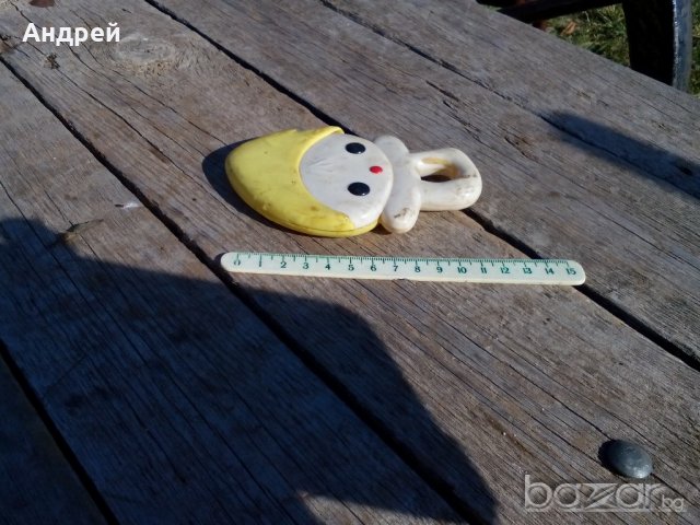 Играчка дрънкалка, снимка 2 - Антикварни и старинни предмети - 19637976